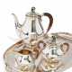 Denmark. SILVER COFFEE SET WITH MARTELLEE SURFACE AND VEGETABLE FINIALS - photo 1