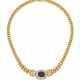 Sapphire-Diamond-Necklace - photo 1