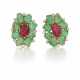 Gemstone-Diamond-Ear Clips - фото 1