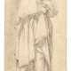 Lorenzo de Ferrari. Study of a Standing Figure (The Virgin of the Annunciation) - photo 1