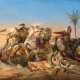 Raden Saleh Ben Jaggia. Battle between Arab Horsemen and a Lion - photo 1