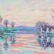 Armand Guillaumin. Morning Atmosphere on the Banks of the Seine near Samois - photo 1