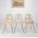 Herman Miller/Vitra drei DSX Plastic Side Chairs, S-Schale, Entwurf von Charles und Ray Eames - Foto 1