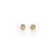 Pair of stud earrings set with diamonds - photo 1