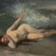 ZHURAVLEV, FIRS (1836-1901) A Bather , signed. - фото 1
