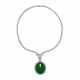 AN IMPORTANT JADEITE AND DIAMOND NECKLACE - Foto 1