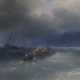 AIVAZOVSKY, IVAN (1817-1900) Storm over the Black Sea , signed and dated 1893, also further signed on the reverse. - Foto 1
