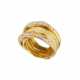 Gold ring with diamonds. - Foto 1