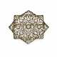 BUCCELLATI (attr.) | Rose cut diamond, yellow gold and silver openwork brooch, g 4.39 circa, length cm 3.5 circa. - фото 1