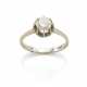 Round ct. 1.40 circa diamond white gold ring, g 4.61 circa size 26/66. - фото 1