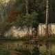 KISELEV, ALEXANDER (1838-1911) By a Pond , signed and dated 1881. - Foto 1
