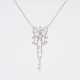 An Art Nouveau Diamond Pendant on Necklace. - photo 1