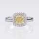 A Fancy Diamond Solitaire Ring. - фото 1