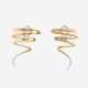 Tiffany & Co. A Pair of Diamond Earrings 'Scribble' by Paloma Picasso. - photo 1