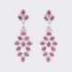 A Pair of highcarat Ruby Diamond Earchandeliers. - фото 1