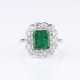 An Emerald Diamond Ring. - фото 1