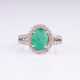 An Emerald Diamond Ring. - photo 1