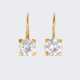 Brahmfeld & Gutruf. A Pair of fine-white Solitaire Earrings. - photo 1