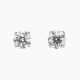 A Pair of Solitaire Diamond Earstuds. - photo 1