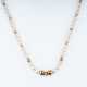 A Pearl Necklace with Goldchain Links. - photo 1