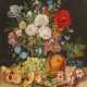 P. M. Hinrichs active 2nd half 19th cent. Still Life with Flowers and Fruits. - photo 1