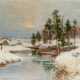 Simeon Fedorovich Fedorov (1867 - 1910). Winter, Sonnenuntergang. - Foto 1