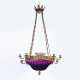 A Russian Ormulu-Mounted and Rare Amethyst Glass Chandelier. - photo 1