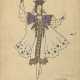 KOROVIN, KONSTANTIN (1861-1939) Costume Design for the A. Dargomyzhsky Opera “Rusalka” , signed, stamped with the artist’s studio stamp, inscribed in Cyrillic “Opera Rusalka” /i /“Balet” and numbered “N 4”. - Foto 1