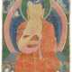 AN EXTREMELY LARGE AND RARE PAINTED BANNER OF BUDDHA - фото 1