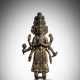 Sehr seltene Bronze des Ekadashahamukha-Avalokiteshvara - фото 1