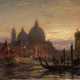 BOGOLIUBOV, ALEXEI (1824-1896) View of Venice , signed with an initial. - Foto 1