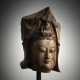 Feiner Kopf des Guanyin aus Holz aus der Sammlung Hugo Benario (1875 - 1937) - фото 1