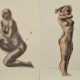 2 Breker, Arno (1900-1991) "Stehende" und "Knieende 1929/30, Lithographien, u. Drucksignatur- und datum, BM 47,2x31cm - Foto 1