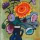 Gabriele Münter. Blumenbild mit rosa Dahlie - Foto 1