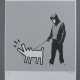 Banksy - "Haring dog", Farblithografie auf Bütten mit Blinds… - photo 1