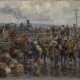 SAVITSKY, GEORGY (1887-1949) Leaving for the Front , signed and dated 1946. - Foto 1
