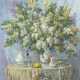 SOLDATENKOV, IGOR (1934-2009) Still Life with White Lilacs , signed and dated 1996, also further signed, titled in Cyrillic and dated on the reverse. - Foto 1