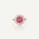 NO RESERVE | SPINEL AND DIAMOND RING - Foto 1