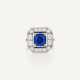 SAPPHIRE AND DIAMOND RING - фото 1