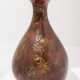 A CHINESE RED PORCELAIN VASE WITH GOLDEN FLOWERS FOR IMPERIAL USE - фото 1