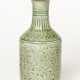 A CHINESE CELADON-VASE WITH PLANT MOTIFS - photo 1
