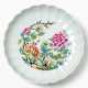 A RARE AND IMPORTANT CHINESE FAMILLE ROSE CHRYSANTHEMUM DISH - фото 1