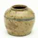 CHINESE CERAMIC WINE VESSEL WITH BLUE MARKING FOR HIGHEST QUALITY - фото 1