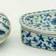CHINESE PORCELAIN CANDY DISH AND CRICKET CAGE BOX - photo 1