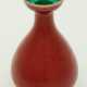 CHINESE COPPER RED GLAZED PORCELAIN VASE - photo 1