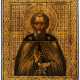 FINELY PAINTED RUSSIAN ICON SHOWING ST. SERGIUS OF RADONESH - photo 1