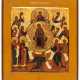 RUSSIAN ICON SHOWING THE MOTHER OF GOD 'THE PROPHETS HAVE ANNOUNCED YOU BEFORE' - photo 1
