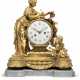 A LOUIS XVI ORMOLU MANTEL CLOCK - фото 1