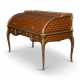 A LOUIS XV ORMOLU-MOUNTED AMARANTH, BOIS SATINE, TULIPWOOD AND GREEN-STAINED SYCAMORE BUREAU A CYLINDRE - фото 1