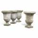 A SET OF FOUR MARBLE GARDEN URNS - Foto 1